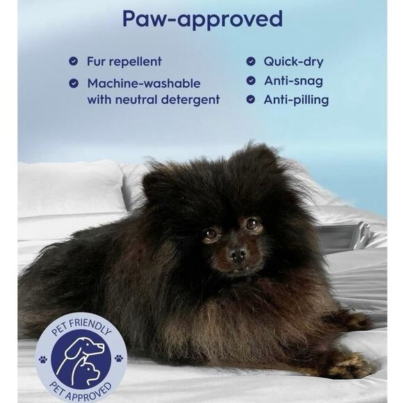 Rest Evercool+ Cooling Starter Sheet Set Queen Arctic White AntiOdor/Cooling NEW - Picture 14 of 16